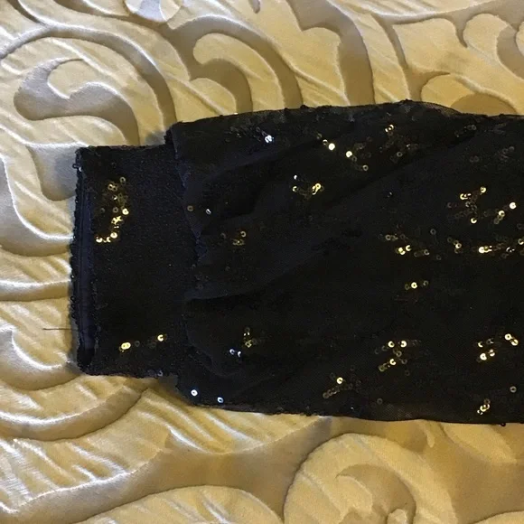 R&M Richards Black Sequin Formal Gown - Picture 7 of 11